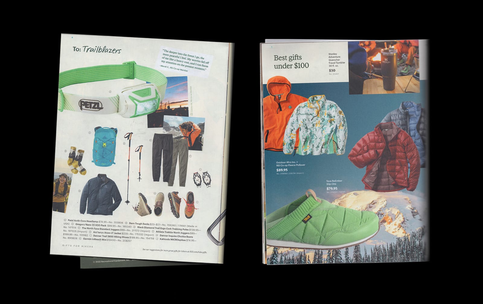 REI Holiday catalog 2022